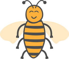 Cute Bee insect Expression