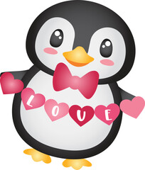 Valentines Day Penguins