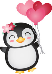 Valentines Day Penguins