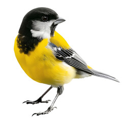 Obraz premium Yellow wagtail bird isolated on white or transparent background png
