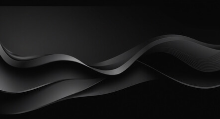 Abstract Elegance: 3D Rendered Metallic Wave Formation
