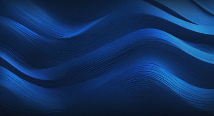 Metallic Stream: Abstract 3D Rendering Wave Band Flow

