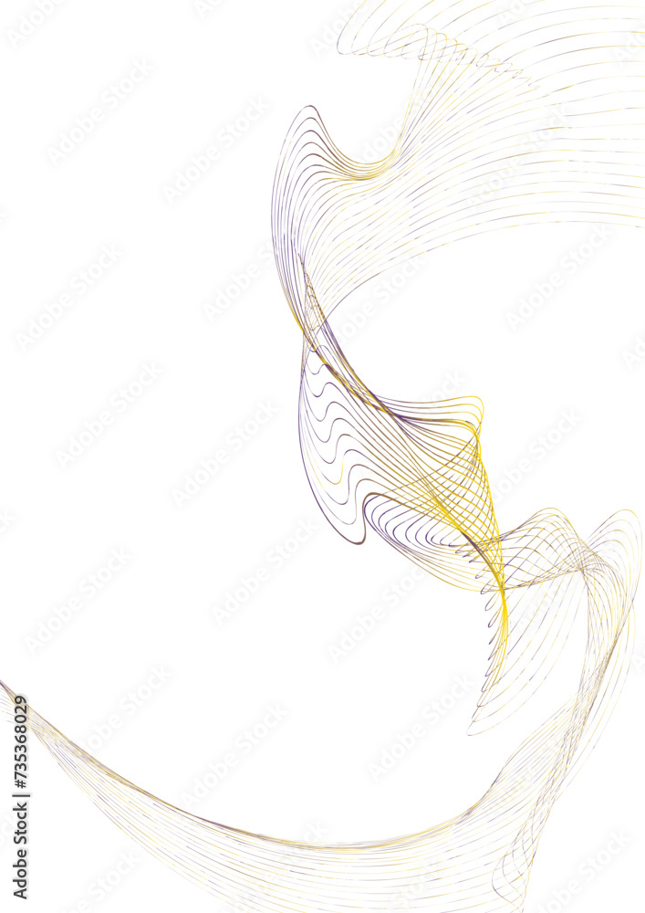 Aufkleber abstract pattern of lines on a white background, a4 format. abstract background with stripes. book c