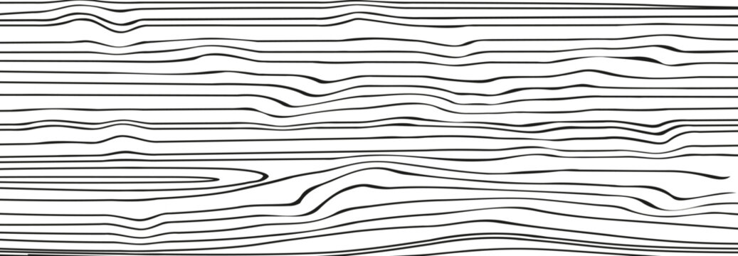 Background of abstract growth rings of a tree.Line design of a wooden stump.Tree cut pattern.Vector topographic map concept. 