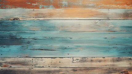 Obraz premium A vintage beach wood abstract background, the artistic possibilities of weathered wood textures through creative compositions and unique patterns Ai Generative