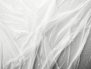 Background texture of crumpled plastic film