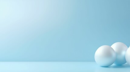 A Group of White Eggs Sitting on Top of a Table - obrazy, fototapety, plakaty