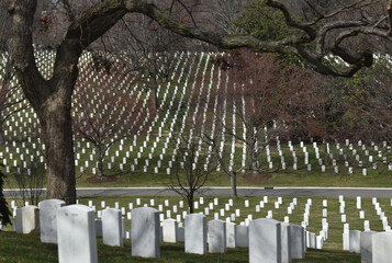 Washington DC, USA - March 10, 2022 - Arlington National Cemetery