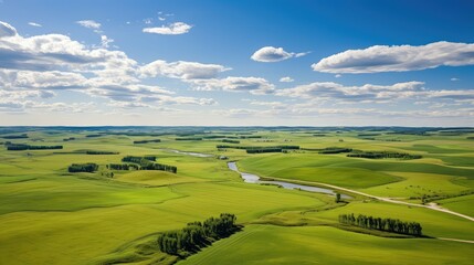 crops farm land aerial