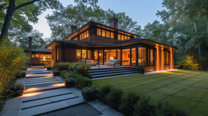 Obraz premium Expertly blending old and new this house pays tribute to its heritage while offering all the modern amenities one could desire in a home.