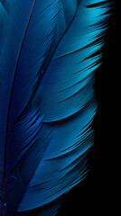 Exquisite Detailed Close-up of a Bird's Feather: A Study in Design and Complexity