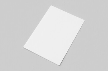 White paper file folder mockup., cover.