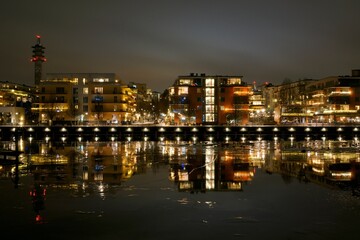  Modern apartment buildings in Stockholm - Sweden          