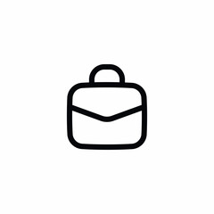 Portfolio Bag Vector Icon Sign Symbol