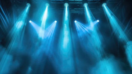 concert light show, Stage lights