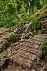 Urach Waterfall in Baden-Wurttemberg, Germany During Summer. Urach Waterfall in Baden-Wurttemberg, Germany During Summer