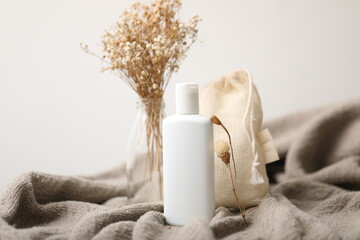 plastic bottle care product 