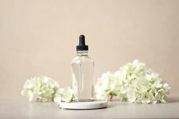 glass dropper bottle care product
