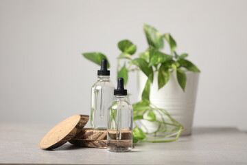 glass dropper bottle care product