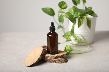 glass dropper bottle care product
