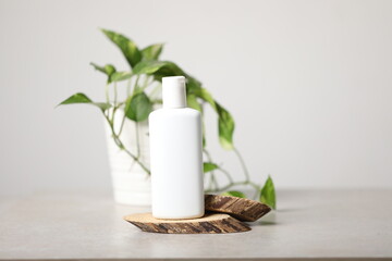 plastic bottle care product 