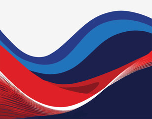 Blue and red wave abstract backgrounds for wallpaper