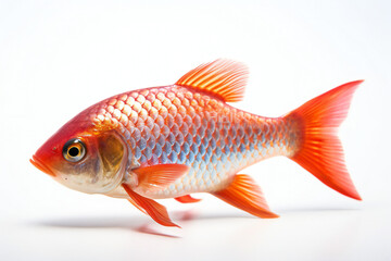 Obraz premium fish isolated on white - Generative AI