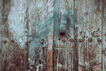 Old wooden door texture background