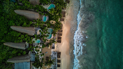 Resort next to the ocean