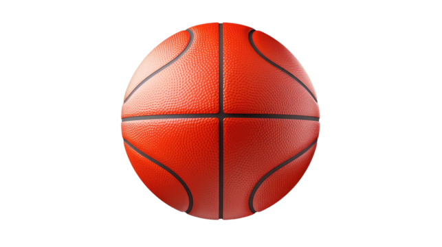 Basketball on transparent background PNG