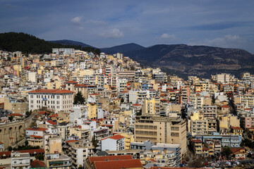 View from Kavala city, Greece