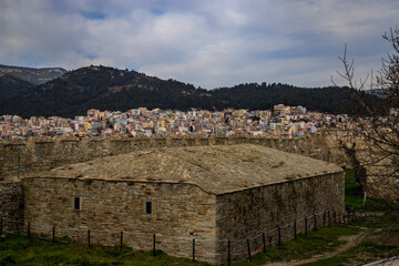 Fototapeta na wymiar View from Kavala city, Greece