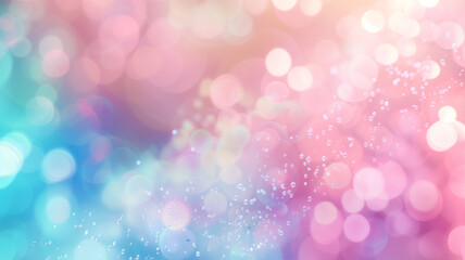 Obraz premium Soft Pastel Bouquet: Dreamy Blur Background: palette 2