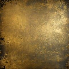 Golden grungy background texture. Vintage wallpaper. Aged backdrop.