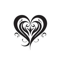 Heart in cartoon, doodle style . Image for t-shirt, web, mobile apps and ui. Isolated 2d vector illustration in logo, icon, sketch style, Eps 10, black and white. AI Generative