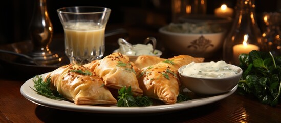 baked crispy apple turnover