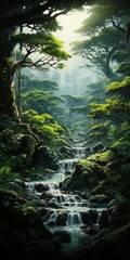 Fototapeta premium AIZen Capturing the Serenity