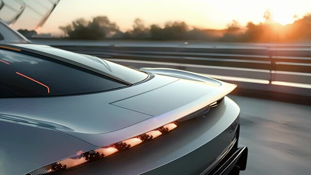 A series of tiny panels on a cars rear spoiler individually adjust creating a seamless customized aerodynamic shape for maximum performance.
