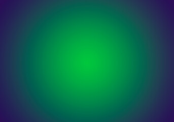 Energía verde. Punto de luz verde. Fondo degradado radial en degradado verde negro. Bola verde