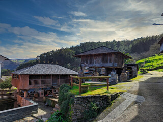Fototapeta na wymiar Iyaso village, Villayon municipality, Asturias, North Spain