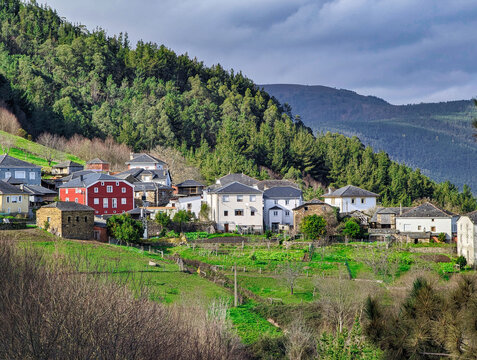 Iyaso village, Villayon municipality, Asturias, North Spain