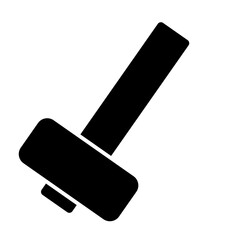 This is the Hammer icon from the Tools and Construction icon collection with an Solid style