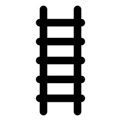 This is the Ladder icon from the Tools and Construction icon collection with an Solid style