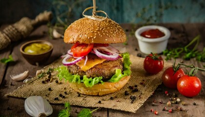 Hamburguer, product photography for restaurants