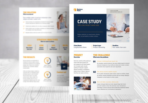 Case Study Business Document Template 