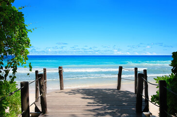 Beau Vallon Beach, Island Mahé, Indian Ocean, Republic of Seychelles.