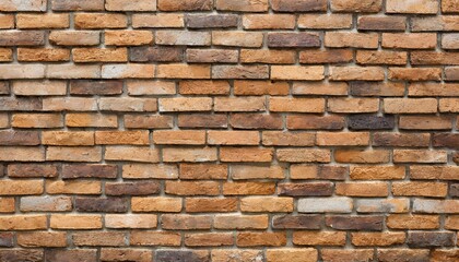 beautiful brown block brick wall seamless pattern texture background