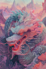 chinese dragon statue