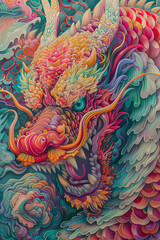 chinese dragon sculpture