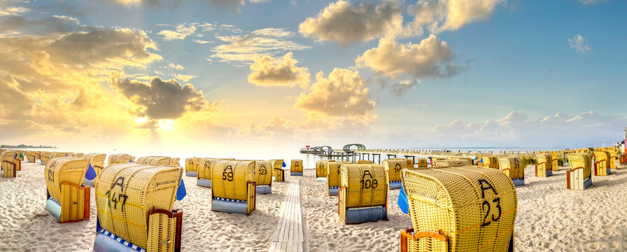 Strand in Kellenhusen, Ostsee, Deutschland 